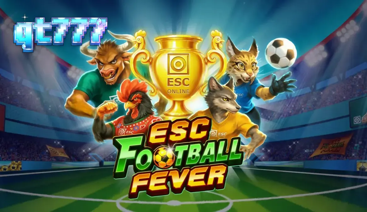Tampilan visual stadion dalam slot ESC Football Fever